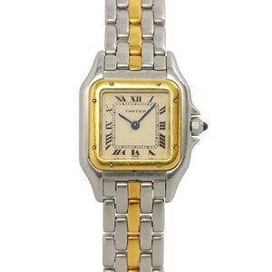 Cartier Panthere one Row SM 84083241 Quartz Cream Dial K18YG Ladies 90264952